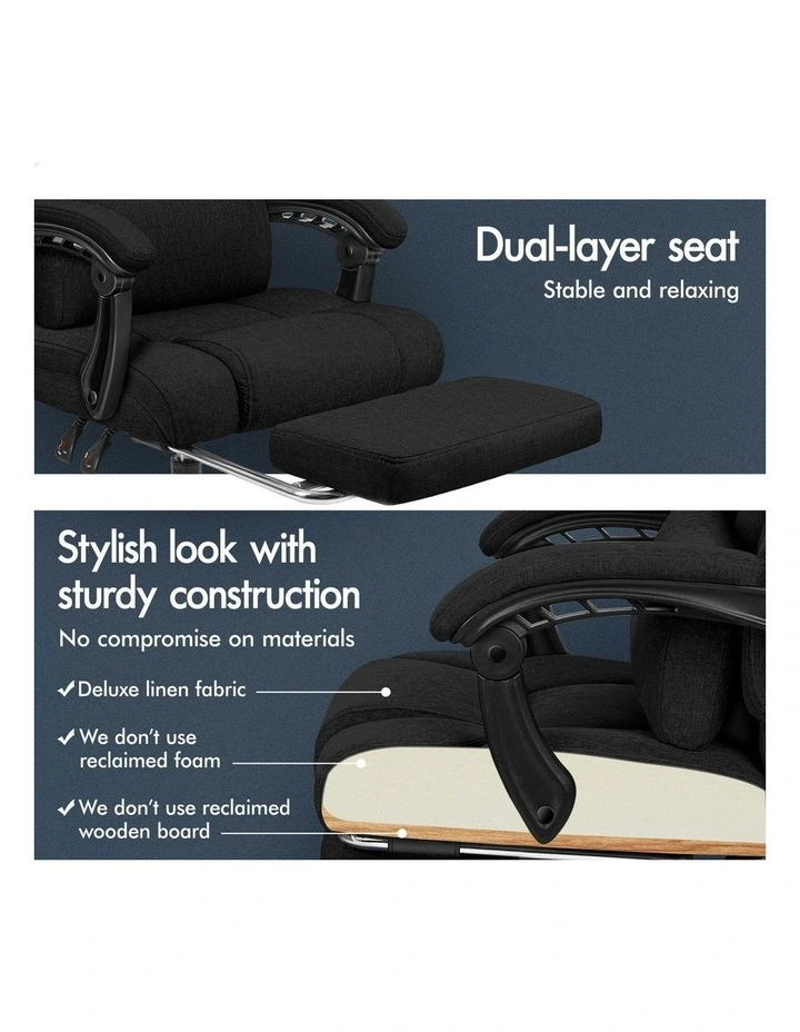 Executive Office Chair in Black image 3