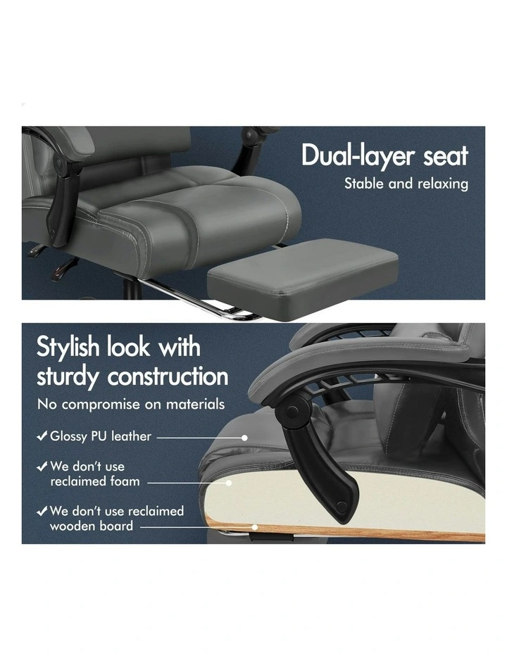 Executive Office Chair in Grey image 3