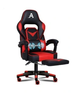Lumbar Massage Gaming Chair in Multi