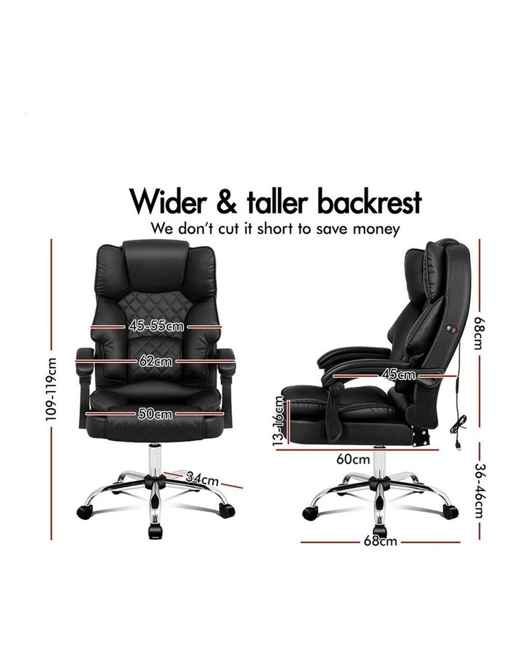 Massage Office Chair in Black image 6