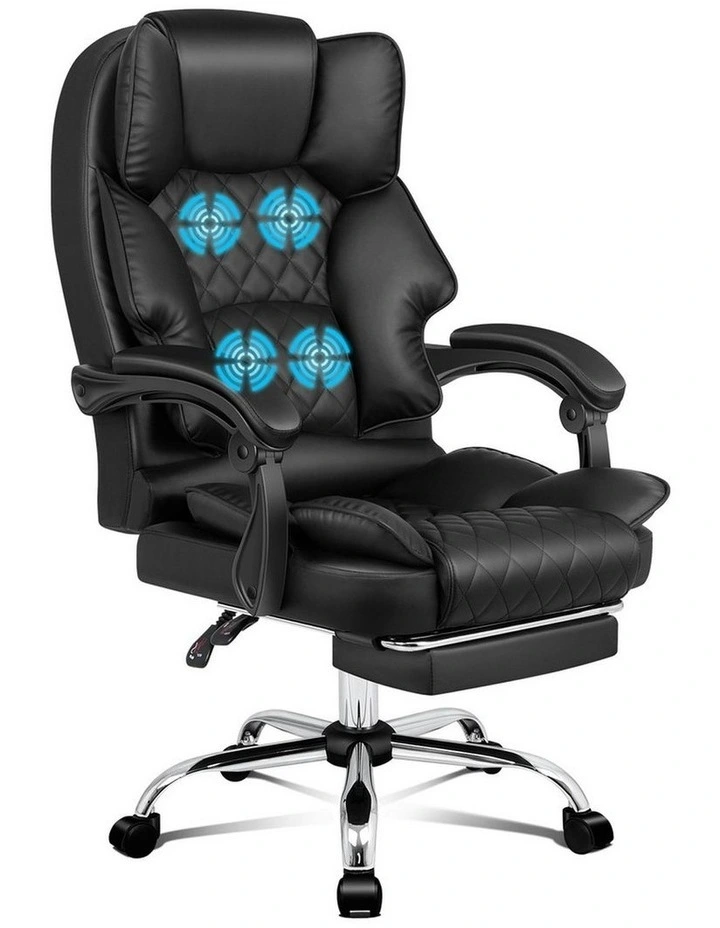 Executive Massage Office Chair in Black image 1