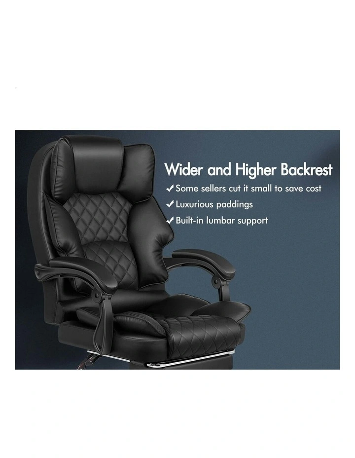 Executive Massage Office Chair in Black image 3
