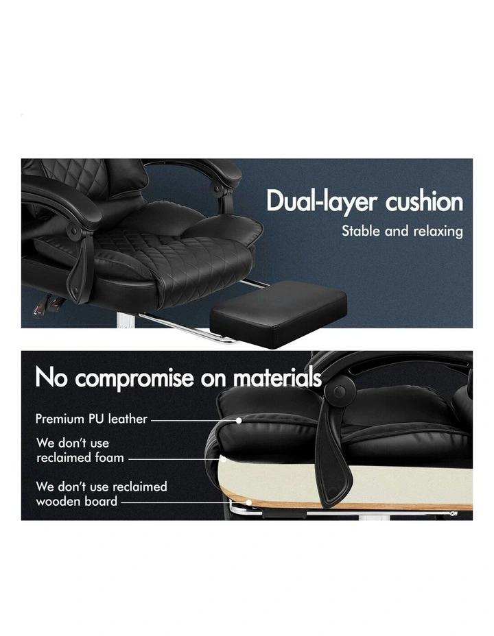 Executive Massage Office Chair in Black image 5