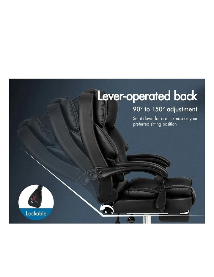 Executive Massage Office Chair in Black image 7