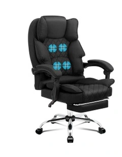 Executive Massage Office Chair in Black