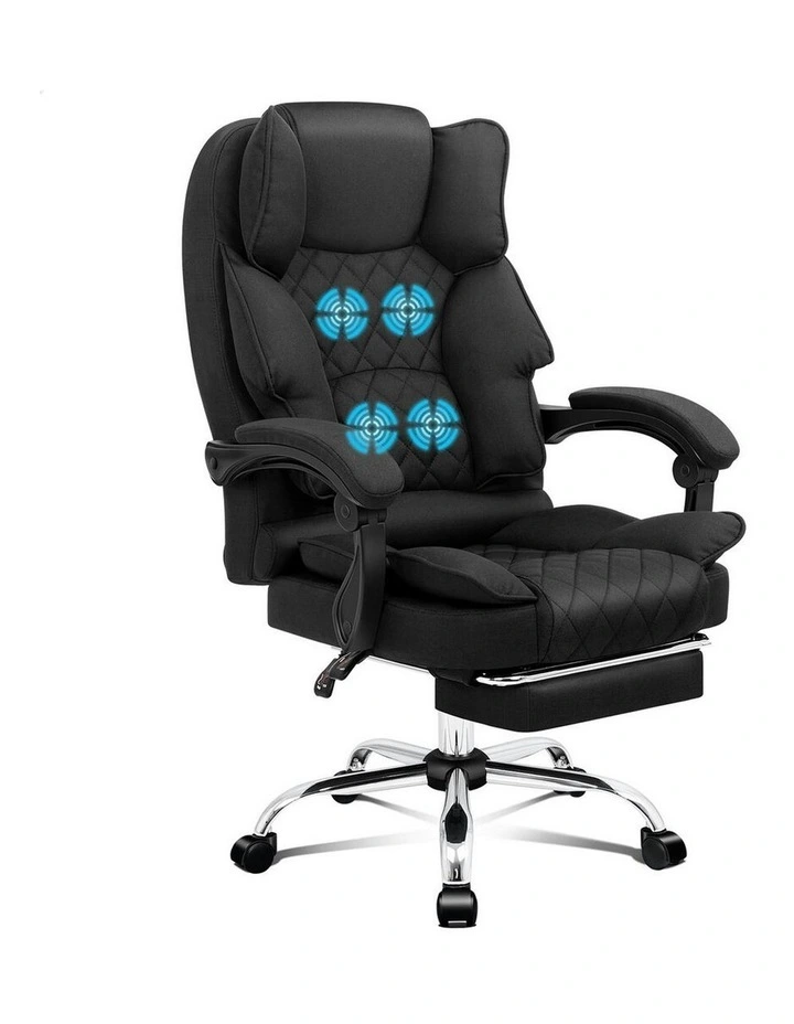 Executive Massage Office Chair in Black image 1