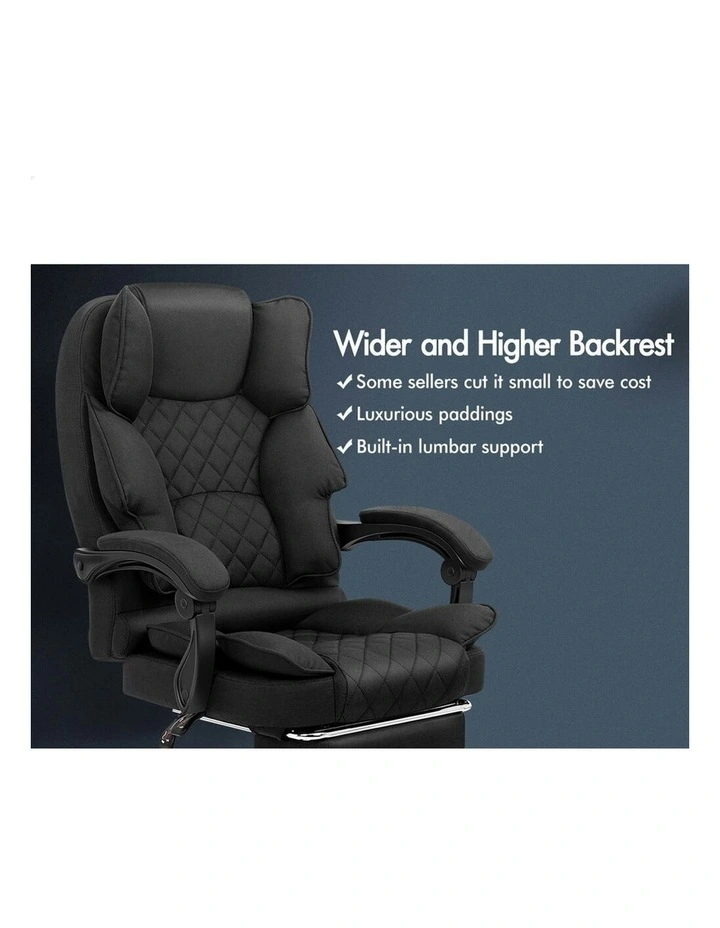 Executive Massage Office Chair in Black image 3
