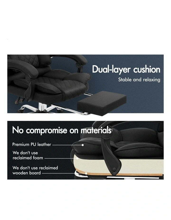 Executive Massage Office Chair in Black image 5