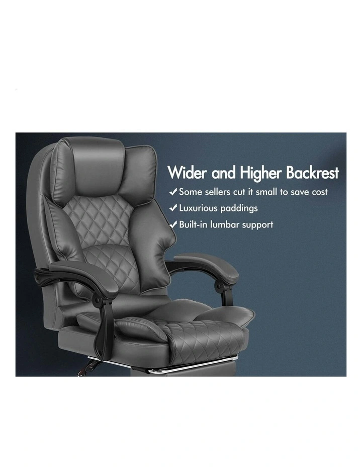 Executive Massage Office Chair in Grey image 3