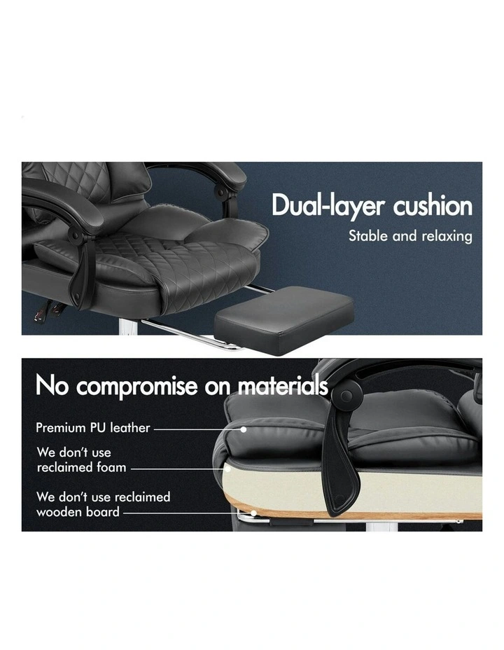 Executive Massage Office Chair in Grey image 5