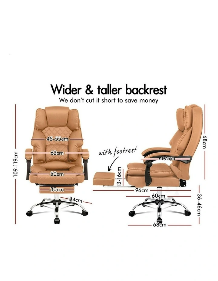Office Chair in Brown image 6