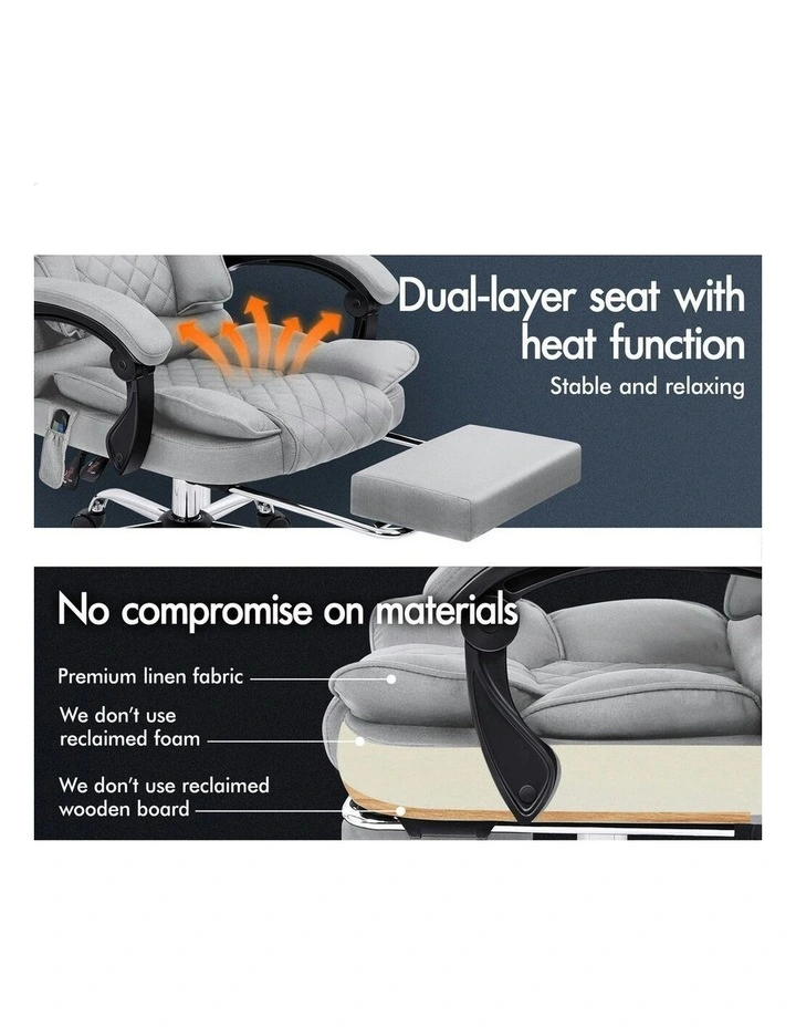 Office Chair in Grey image 5