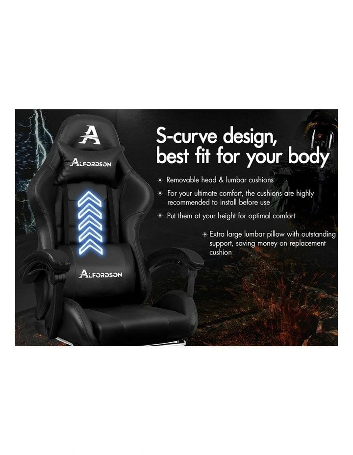 Gaming Chair in Black image 3