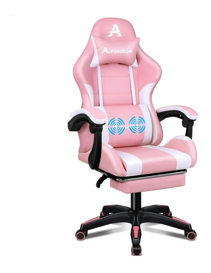 Extra Large Pillow Gaming Chair in Pink image 1