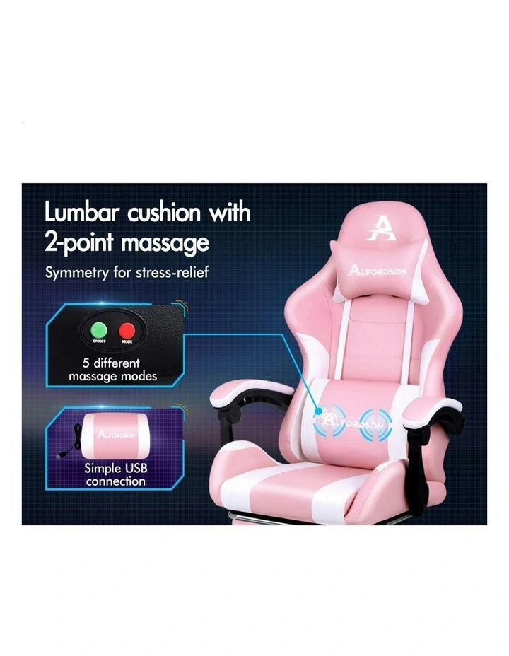 Extra Large Pillow Gaming Chair in Pink image 4