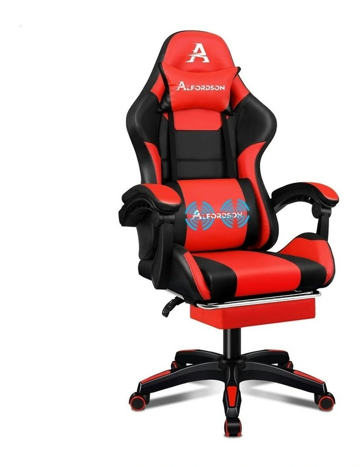 Extra Large Pillow Gaming Chair in Red image 1