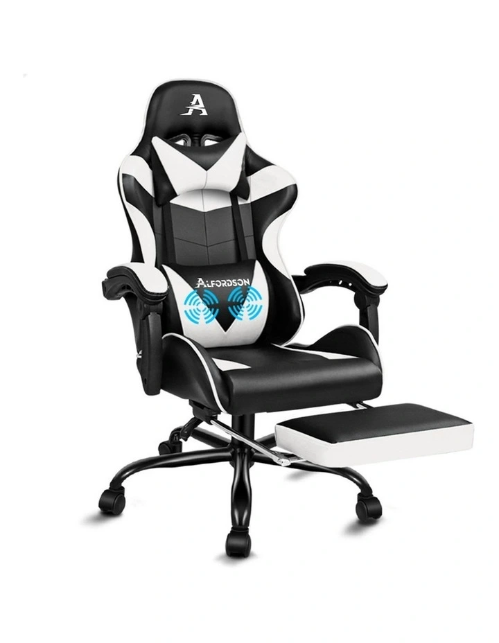 Supreme Gaming Office Chair in Black/White image 1
