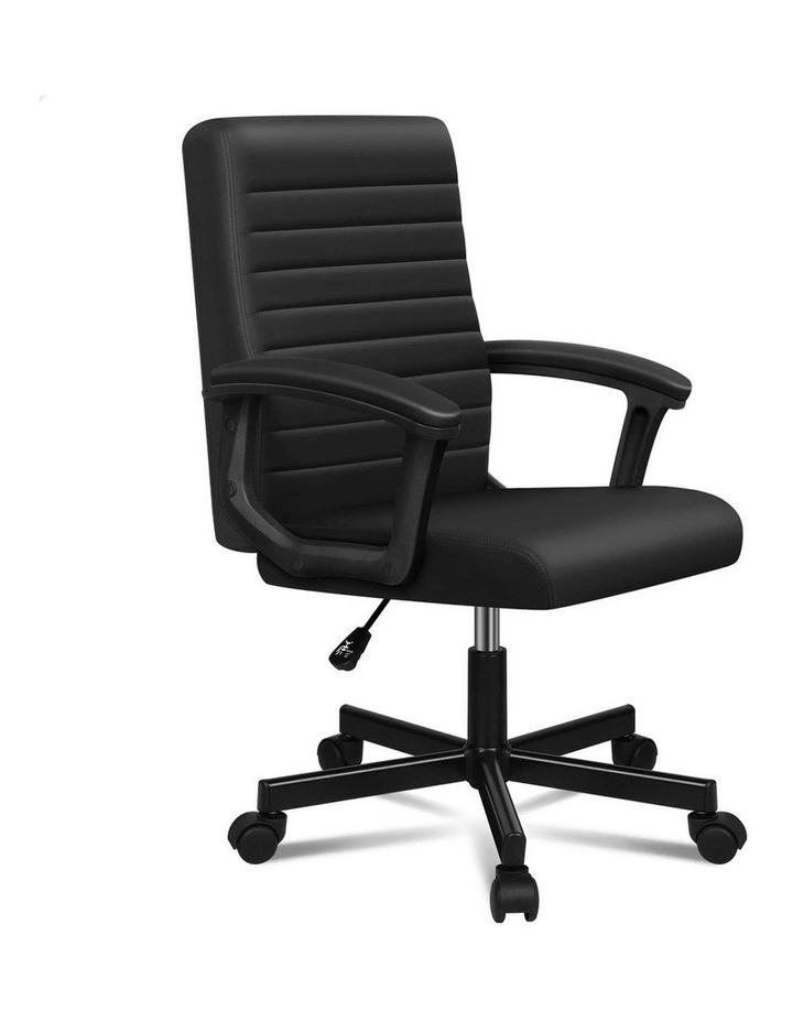 Mid Back Executive Office Chair in Black image 1