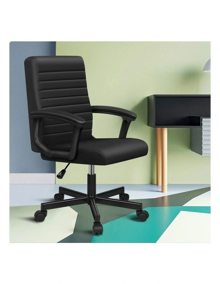 Mid Back Executive Office Chair in Black image 7