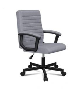 Executive Mid Back Office Chair in Fabric Grey
