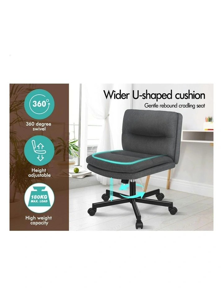 Office Desk Chair in Grey image 3