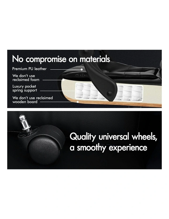 Massage Office Chair in Black image 4