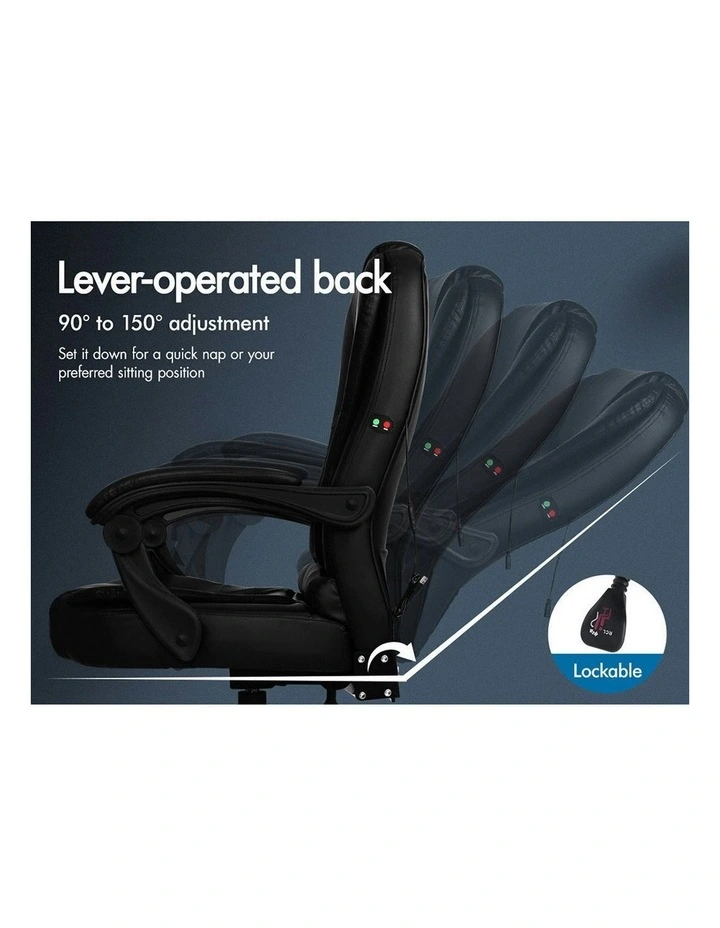 Massage Office Chair in Black image 7