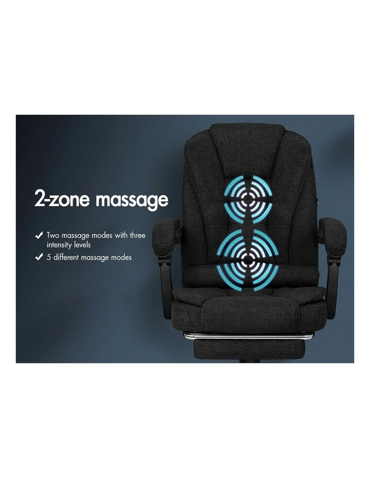 Massage Office Chair in Black image 3