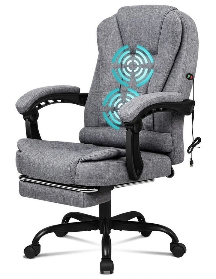 Massage Office Chair in Grey image 1