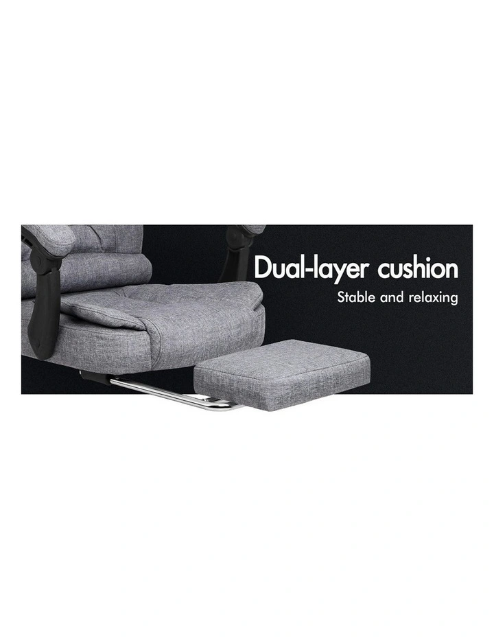 Massage Office Chair in Grey image 4