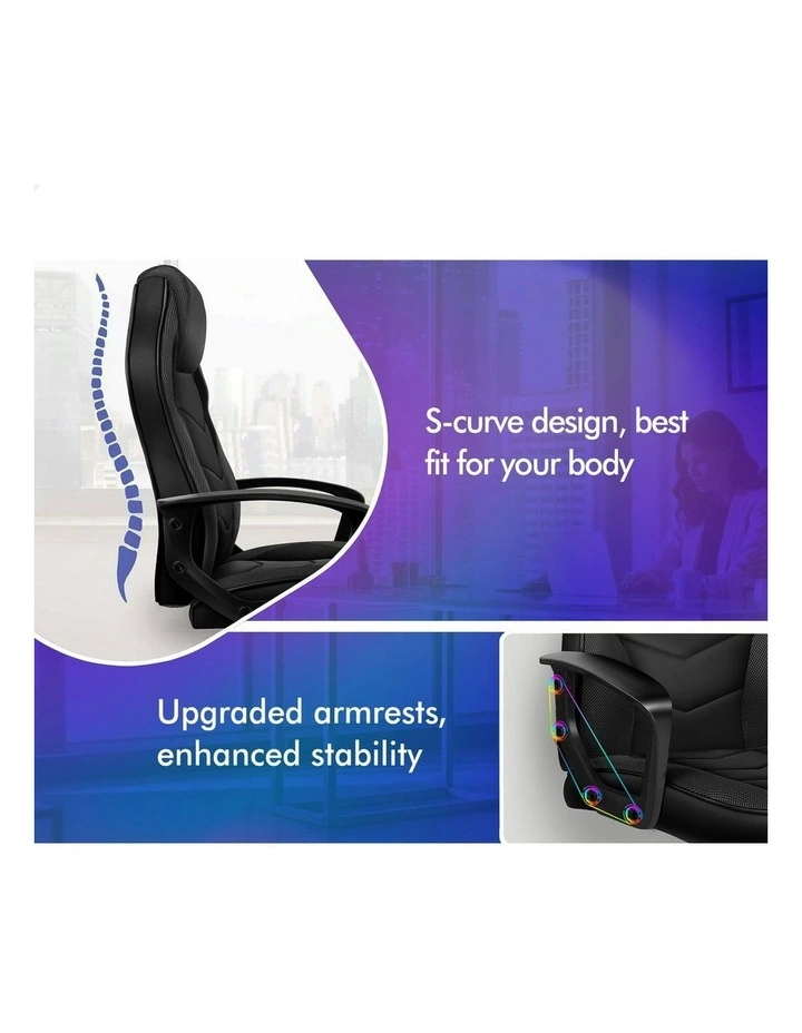 Gaming Chair Office Executive in Black image 2