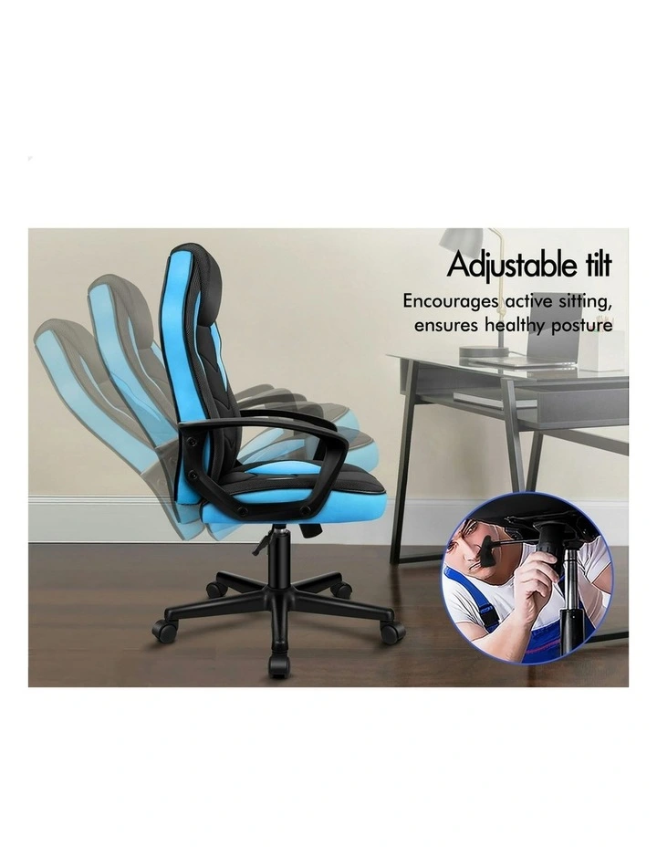 Gaming Chair Office Executive in Light Blue image 4