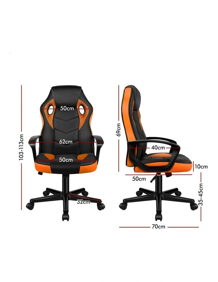 Office Executive Gaming Chair in Orange image 6