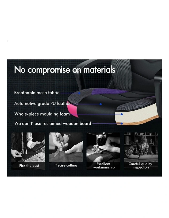 Office Executive Gaming Chair in Purple image 3