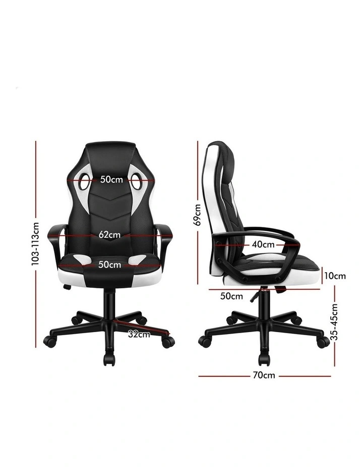 Office Executive Gaming Chair in White image 6
