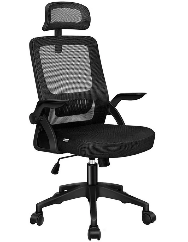 Mesh Office Chair in All Black image 1