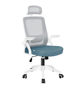 Mesh Office Chair in Blue/Grey