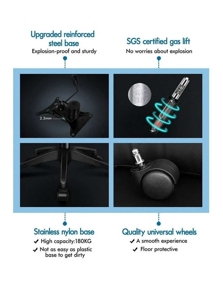 Mesh Office Chair in Dark Grey image 7