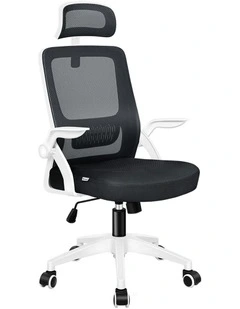 Mesh Office Chair in White/Black