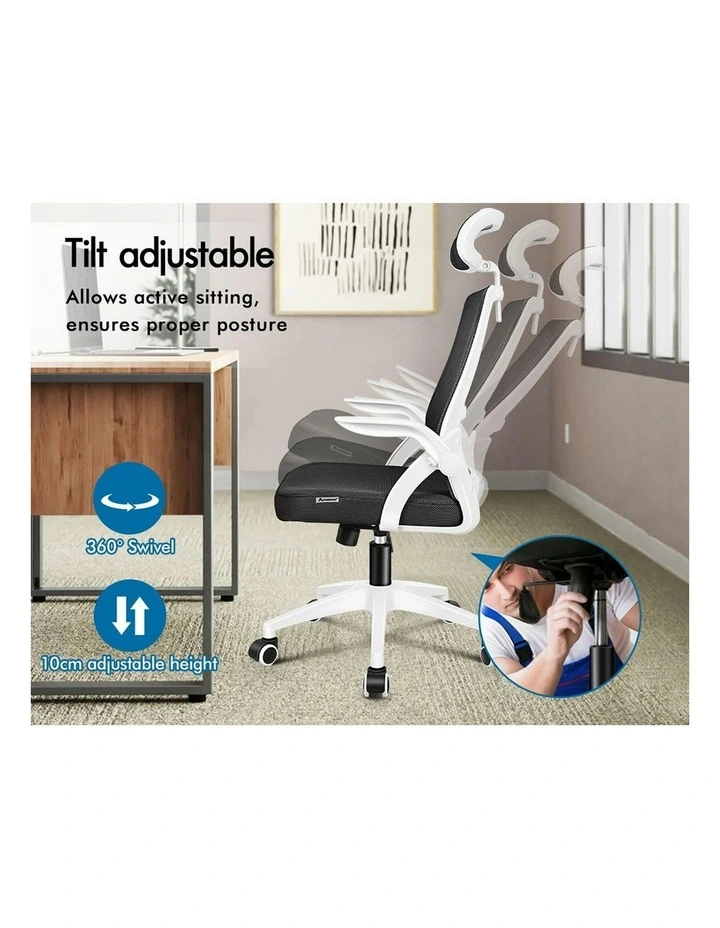 Mesh Office Chair in White/Black image 5