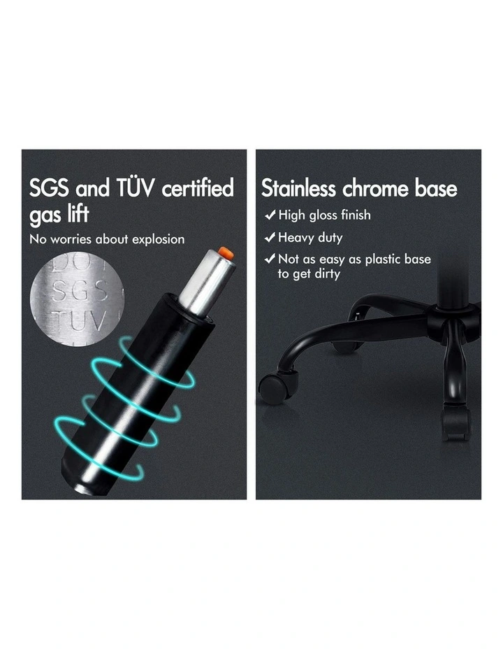 Mid Back Mesh Office Chair in Black image 6