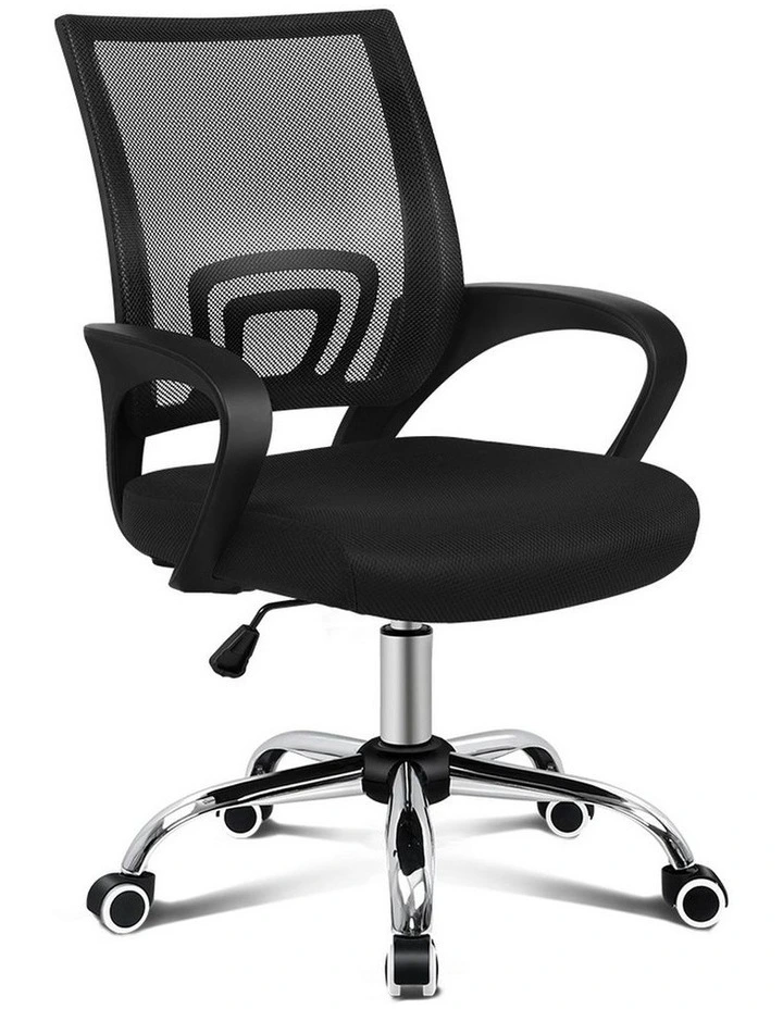 Mid Back Mesh Office Chair in Black image 1