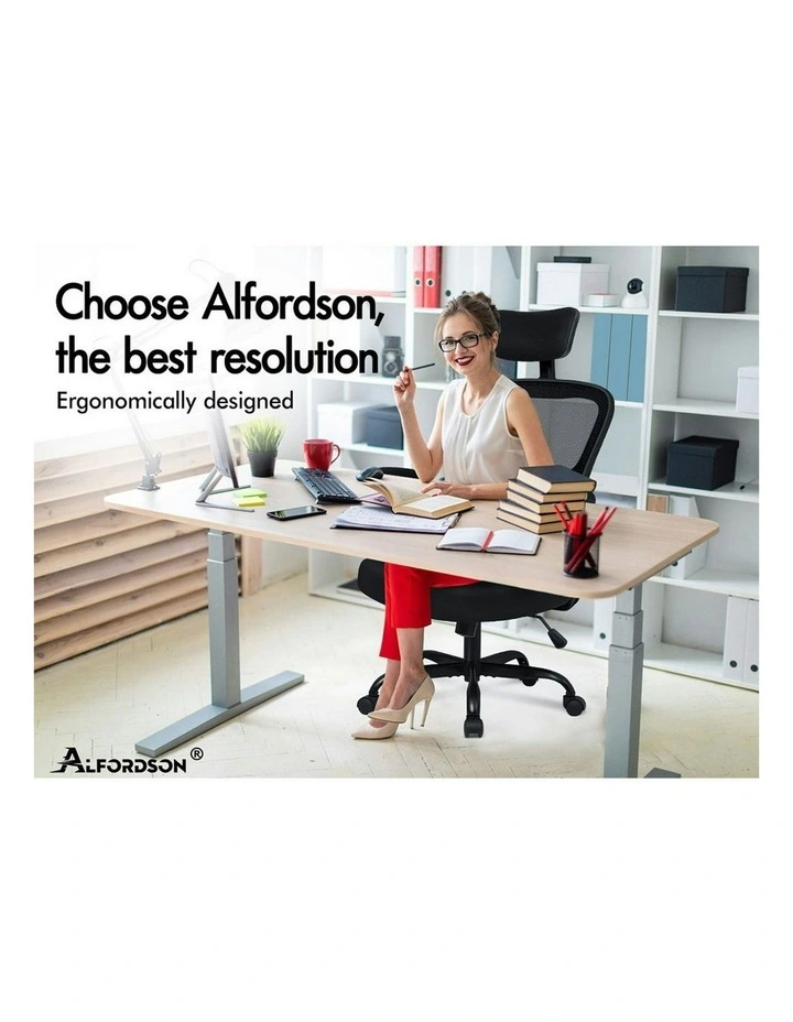 Computer Task Mesh Office Chair in Black image 2