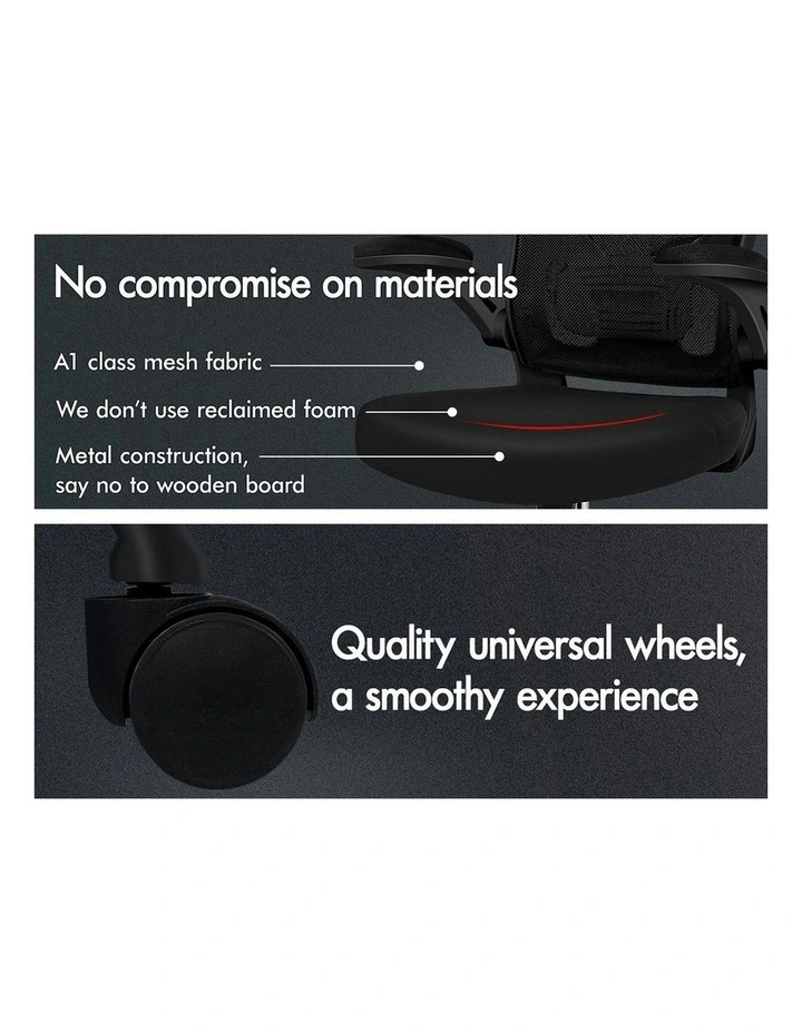 Computer Task Mesh Office Chair in Black image 4