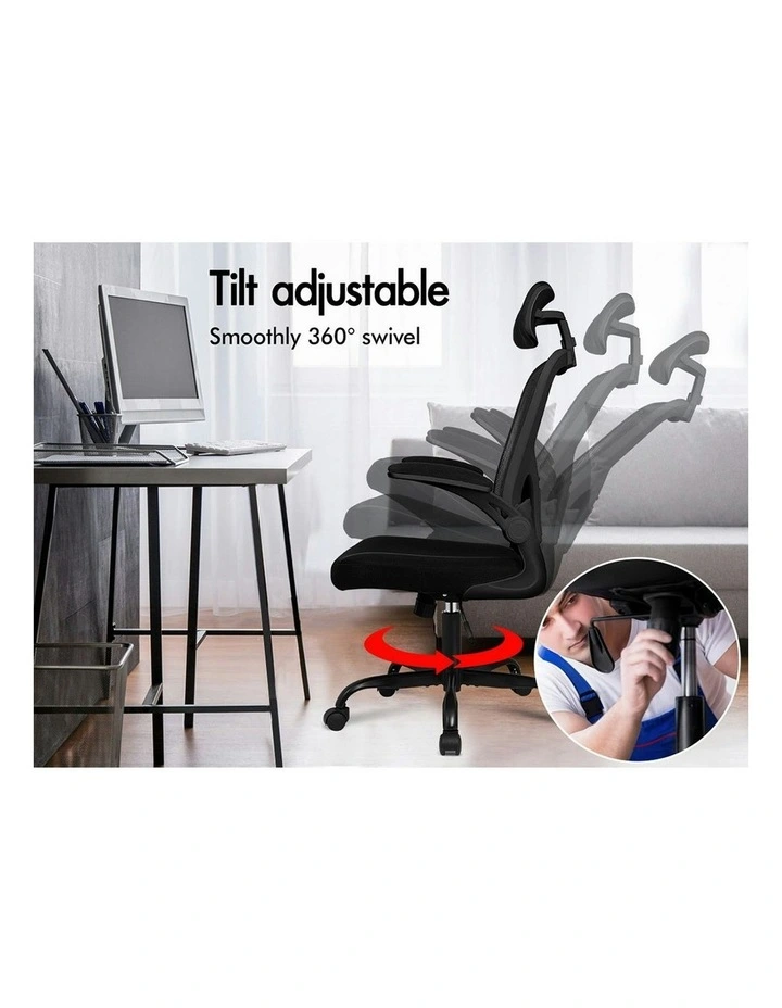 Computer Task Mesh Office Chair in Black image 6