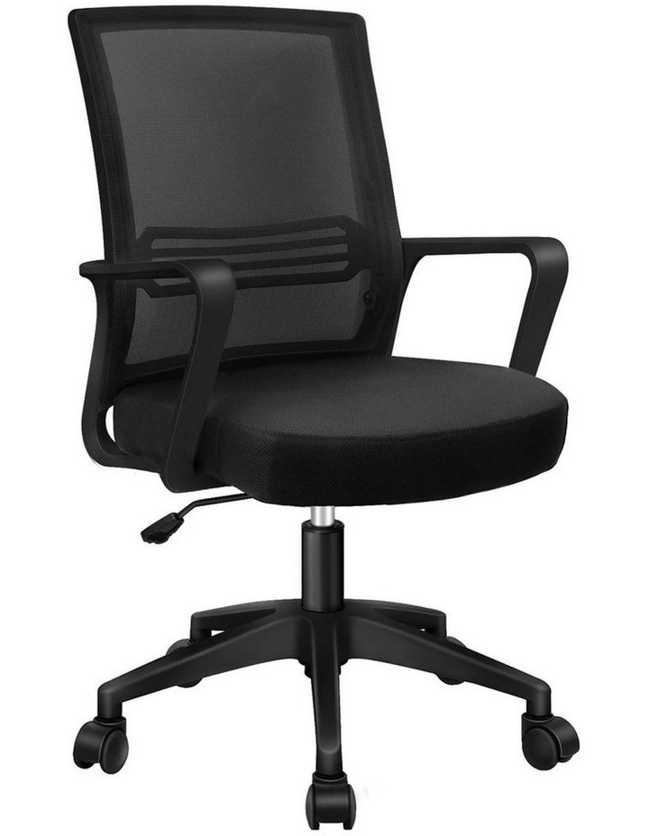 Mesh Mid Back Office Chair in Black image 1