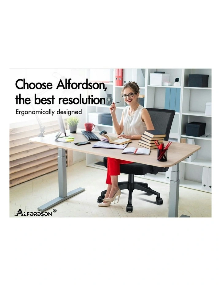 Mesh Mid Back Office Chair in Black image 2