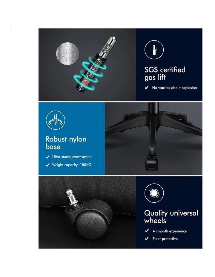 Mesh Mid Back Office Chair in Grey Black image 6