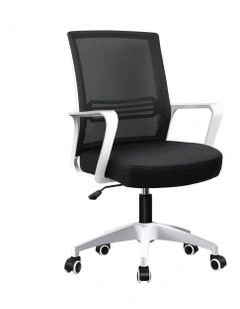 Mesh Mid Back Office Chair in Black White