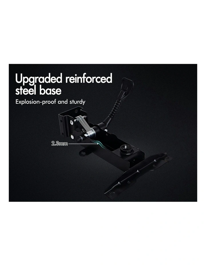 Mid Back Tilt Mesh Office Chair in Black White image 4